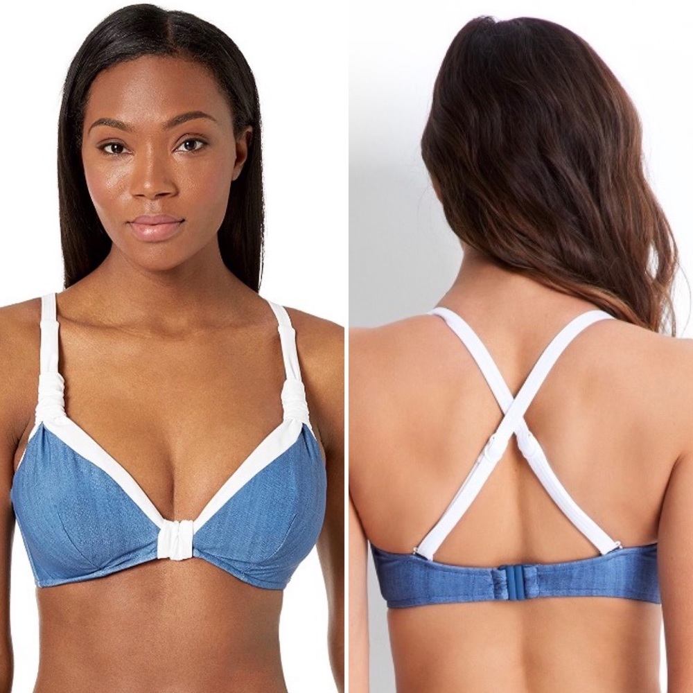 NWT US-10 2-pc Set Denim Bikini (DD) - Picture 3 of 16